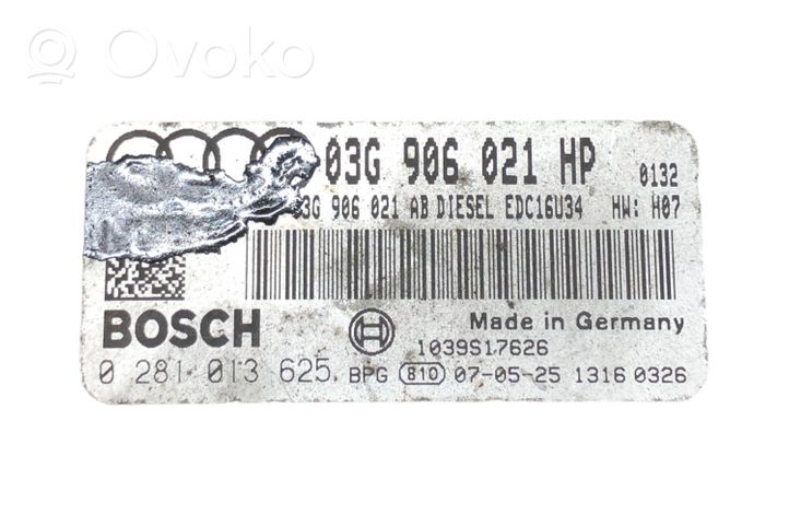 Audi A3 S3 8P Sterownik / Moduł ECU 03G906021HP