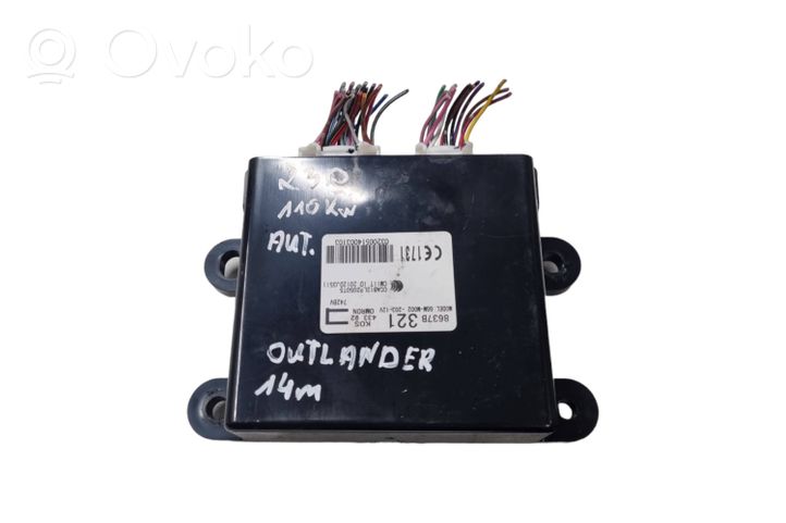 Mitsubishi Outlander Beraktės sistemos KESSY (keyless) valdymo blokas/ modulis 8637B321