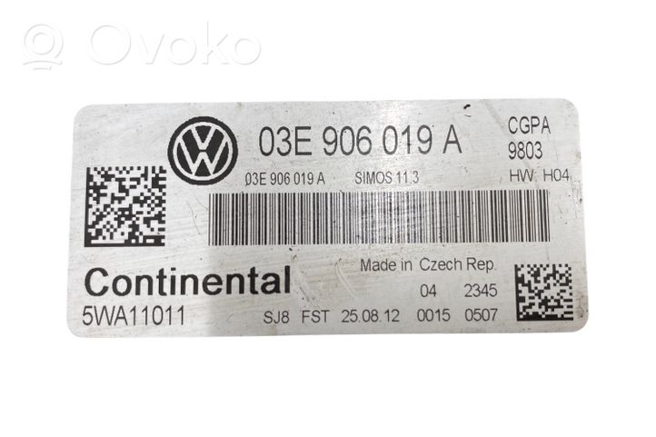 Volkswagen Polo V 6R Engine control unit/module ECU 03E906019A