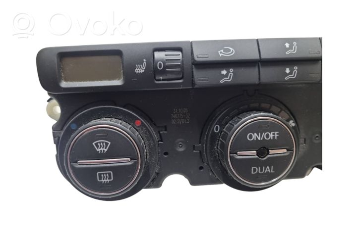 Volkswagen PASSAT B6 Centralina del climatizzatore 74677532