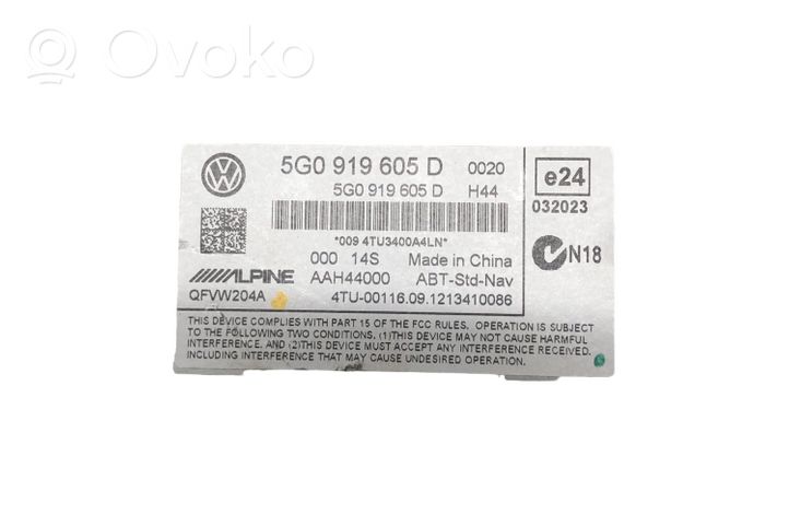 Volkswagen Golf VII Radija/ CD/DVD grotuvas/ navigacija 5G0919605D