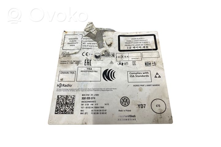 Volkswagen PASSAT B8 Radio / CD/DVD atskaņotājs / navigācija 3Q0035874