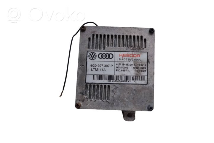 Audi A3 S3 8V Ajovalojen virranrajoitinmoduuli Xenon 4G0907397P