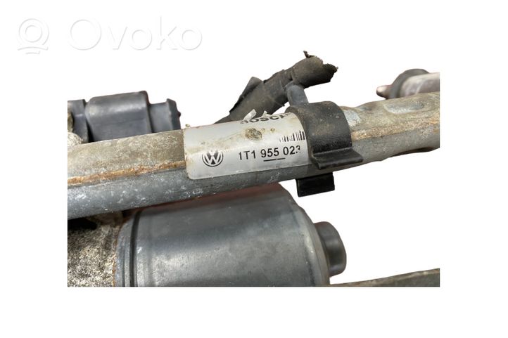 Volkswagen Touran II Mechanizm i silniczek wycieraczek szyby przedniej / czołowej 1T1955119