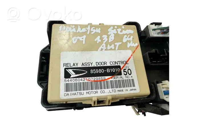 Daihatsu Sirion Fuse module 85980B1010