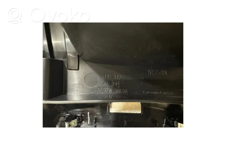 Nissan Leaf I (ZE0) Rivestimento in plastica cornice della leva del cambio 969ZW3NL0A