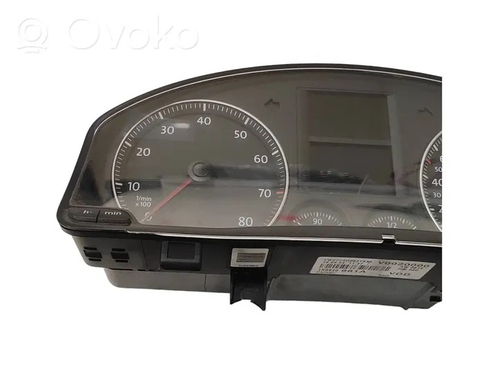 Volkswagen Golf V Compteur de vitesse tableau de bord 1K0920861A