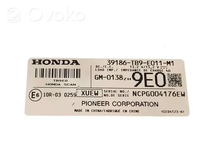 Honda Civic IX Amplificateur de son 39186TB9E011M1