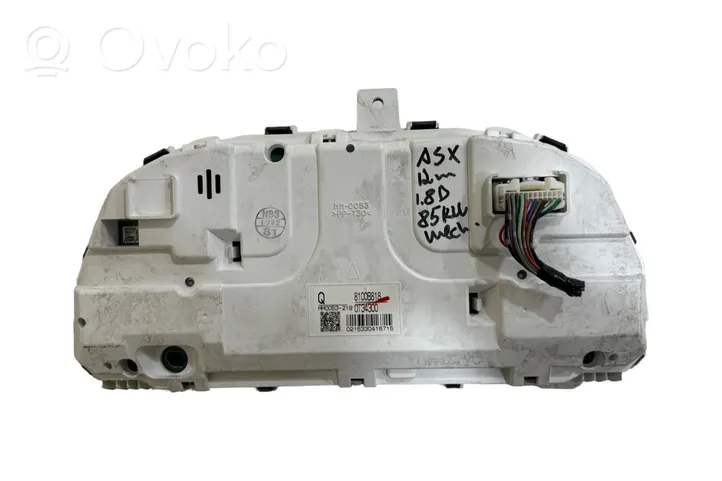 Mitsubishi ASX Geschwindigkeitsmesser Cockpit 8100B818