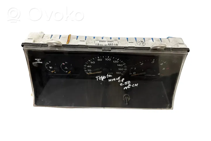 Toyota Hiace (H200) Compteur de vitesse tableau de bord 8380026881