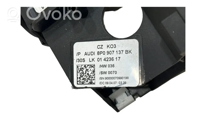 Audi A3 S3 A3 Sportback 8P Leva/interruttore dell’indicatore di direzione e tergicristallo 8P0907137BK