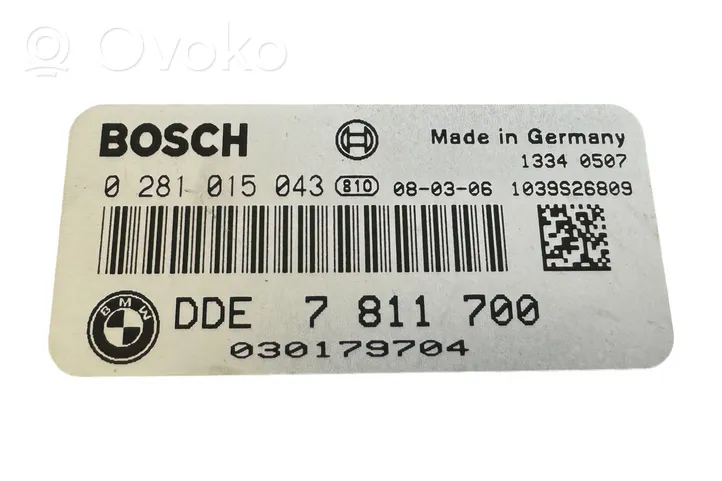 BMW 3 E90 E91 Sterownik / Moduł ECU 7811700