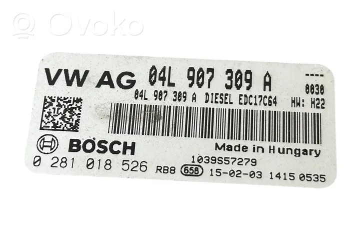 Volkswagen Golf VII Sterownik / Moduł ECU 04L907309A