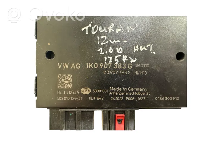 Volkswagen Touran II Tow bar trailer control unit/module 1K0907383G