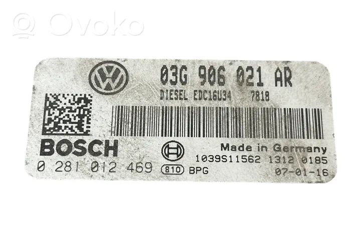 Volkswagen Caddy Centralina/modulo del motore 03G906021AR
