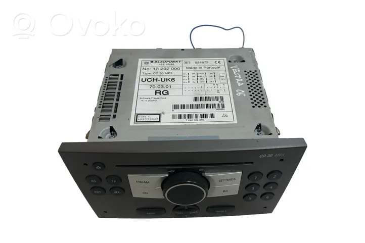 Opel Vectra C Radio/CD/DVD/GPS-pääyksikkö 7645104310