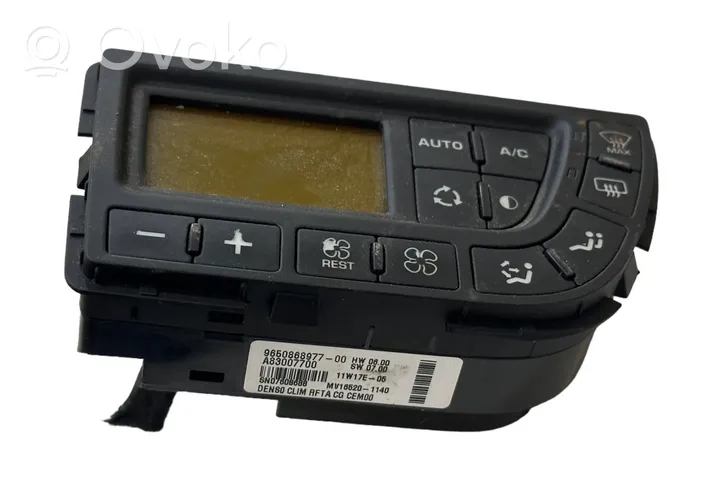 Citroen C4 I Picasso Climate control unit 9650868977