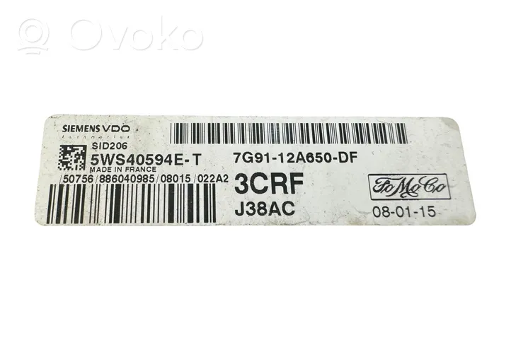 Ford Mondeo MK IV Sterownik / Moduł ECU 7G9112A650DF