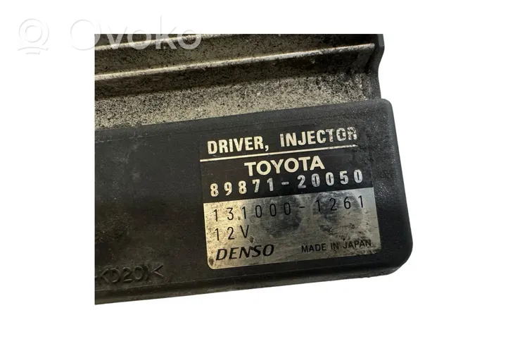 Toyota Corolla Verso E121 Unité / module de commande d'injection de carburant 8987120050