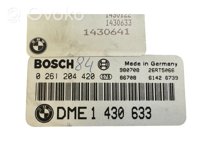 BMW 3 E46 Variklio valdymo blokas DME1430633