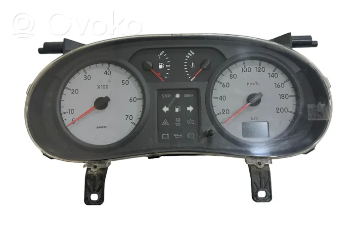 Renault Kangoo I Compteur de vitesse tableau de bord P8200176652