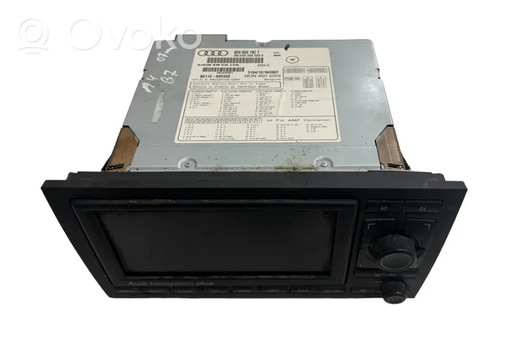 Audi A4 S4 B7 8E 8H Unità principale autoradio/CD/DVD/GPS 8E0035192T