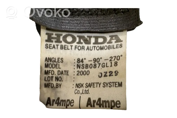 Honda CR-V Pas bezpieczeństwa fotela przedniego NSB087GL18