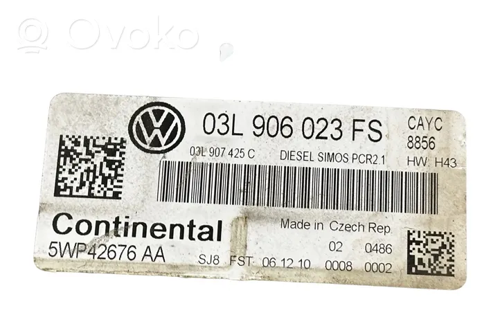 Volkswagen PASSAT B7 Motorsteuergerät/-modul 03L906023FS