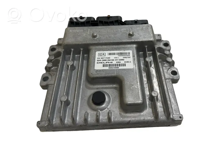 Peugeot 508 Engine control unit/module 9667175380