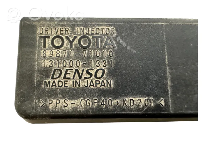 Toyota Avensis T250 Polttoaineen ruiskutuksen ohjainlaite/moduuli 8987171010