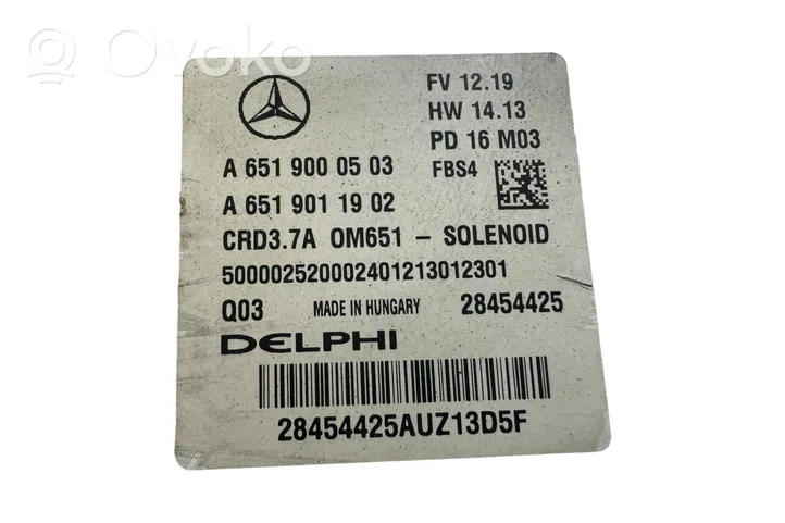 Mercedes-Benz E W212 Dzinēja vadības bloks A6519000503