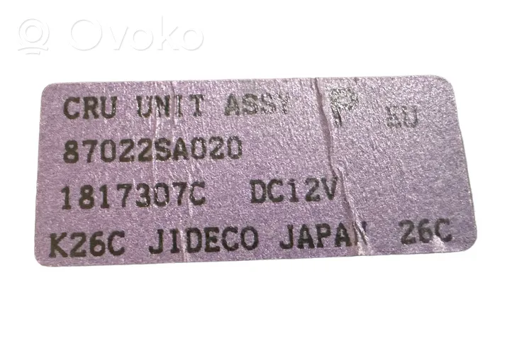 Subaru Forester SG Sterownik / moduł tempomatu 87022SA020