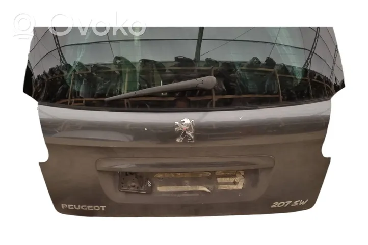 Peugeot 207 Tylna klapa bagażnika 