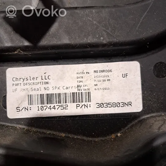 Chrysler 200 Etuoven ikkunan nostin moottorilla 10744752