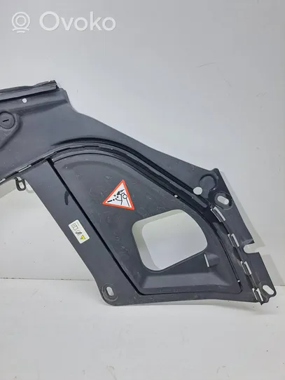 BMW 5 F10 F11 Rivestimento della modanatura della chiusura del vano motore/cofano 51767019803