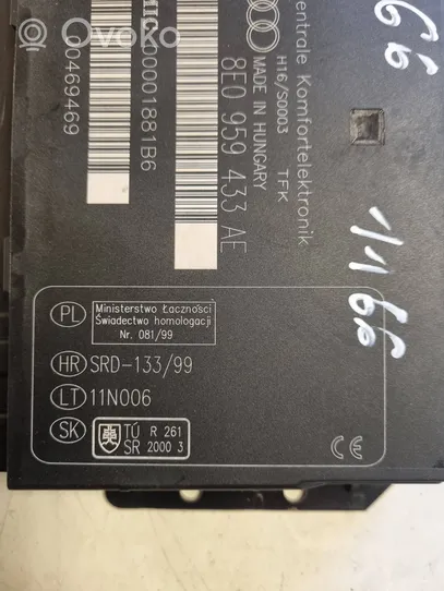 Audi A4 S4 B6 8E 8H Module confort 8E0959433AE