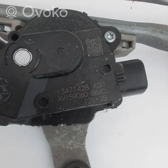 Opel Insignia B Mechanizm i silniczek wycieraczek szyby przedniej / czołowej 13471428