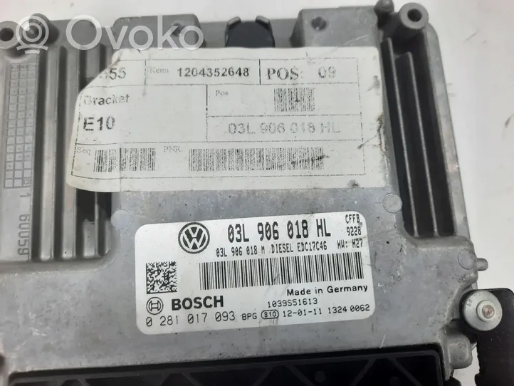 Volkswagen Sharan Engine control unit/module 03L906018HL