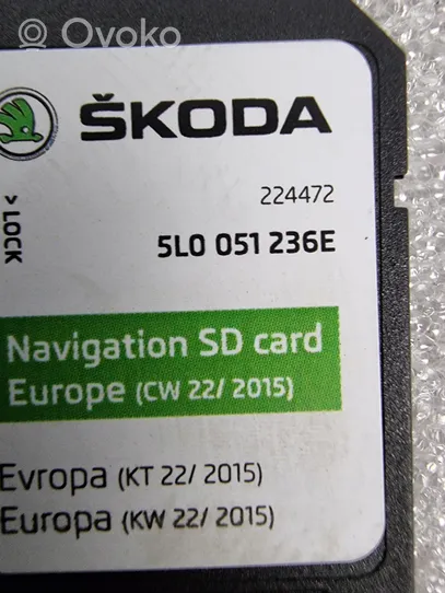 Skoda Fabia Mk3 (NJ) Cartes SD navigation, CD / DVD 5L0051236E