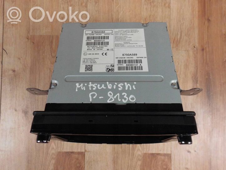 Mitsubishi Outlander Radio/CD/DVD/GPS-pääyksikkö 8750A592