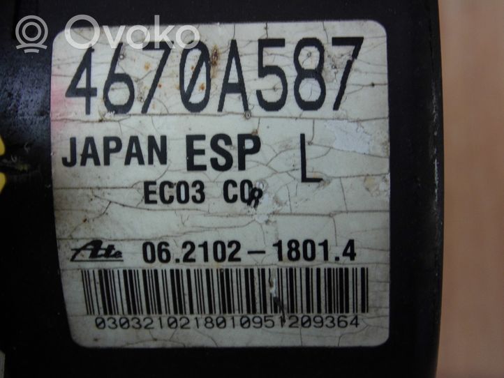 Mitsubishi Lancer Evolution Pompe ABS 4670A587