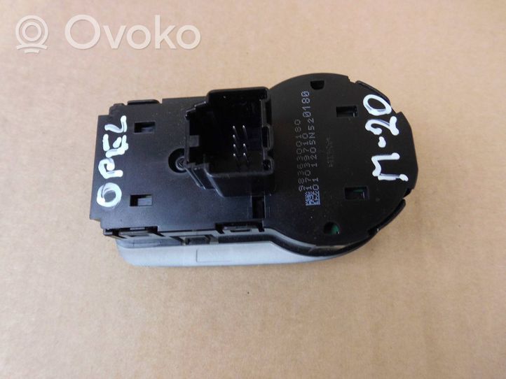 Opel Mokka B Interrupteur d’éclairage 9836300180