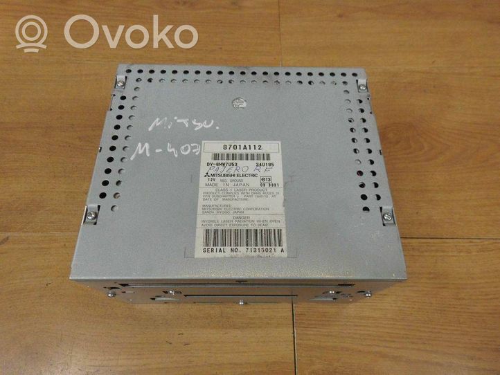 Mitsubishi Pajero Radio/CD/DVD/GPS-pääyksikkö 8701A112