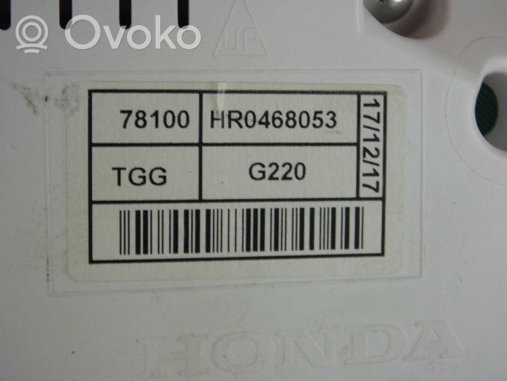 Honda Civic X Licznik / Prędkościomierz HR0468053