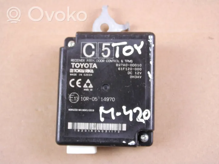 Toyota Yaris Cross Oven ohjainlaite/moduuli 897400D010