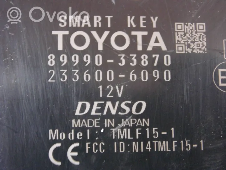 Toyota Camry VIII XV70  Avaimettoman käytön ohjainlaite/moduuli 8999033870