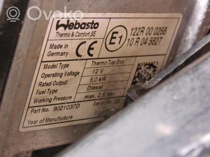 Mazda CX-5 II Pre riscaldatore ausiliario (Webasto) 9021037D