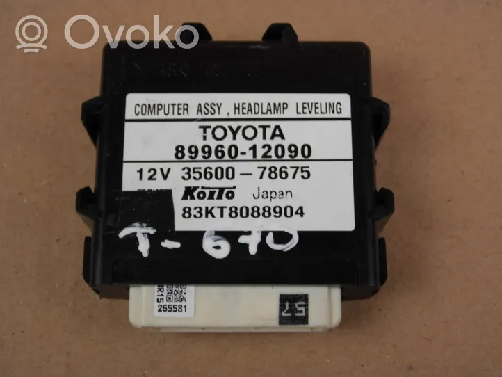 Toyota Auris 150 Muut ohjainlaitteet/moduulit 8996012090