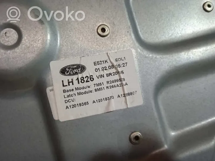 Ford Focus ST Takaikkunan nostomekanismi ilman moottoria 7M51R24995DB