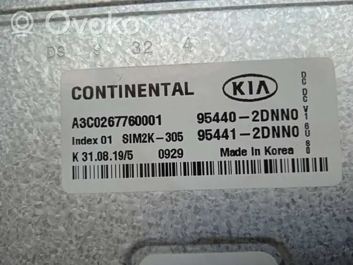 KIA Xceed Sterownik / Moduł skrzyni biegów 954402DNN0